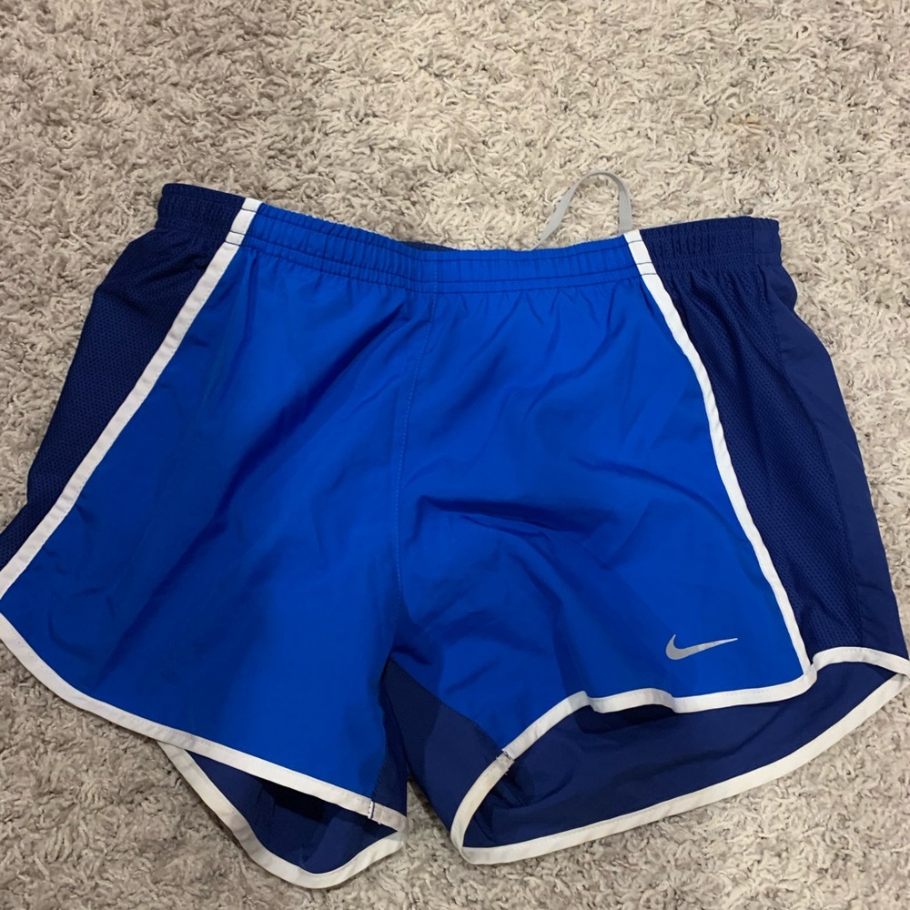 nike shorts blue size small